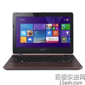 Acer宏碁 E3-111-C0E2 11.6英寸笔记本电脑咖啡金 亚马逊中国价2099元包邮