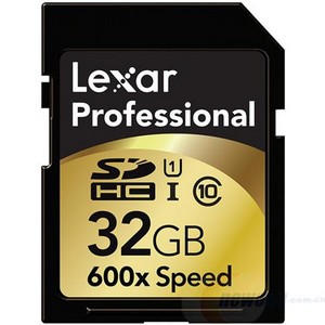 Lexar雷克沙 32G 600X UHS-I SDHC卡