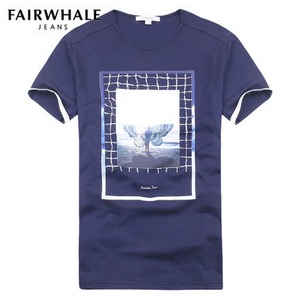 马克华菲夏季男士纯棉圆领短袖T恤 天猫聚划算98元包邮