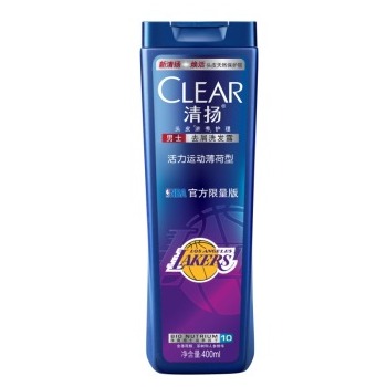 CLEAR/清扬 活力运动薄荷型男士洗发露400ml