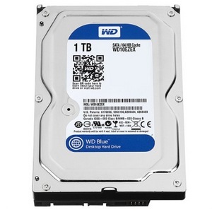 西部数据(WD)蓝盘 1TB SATA6Gb/s 7200转64M 台式机硬盘