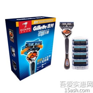 吉列 Gillette 锋隐致顺手动剃须刀1刀架4刀头