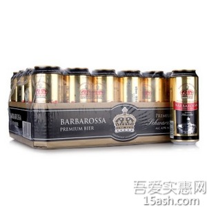 德国进口 凯尔特人（Barbarossa） 黑啤酒 500ml*24 京东移动端119元