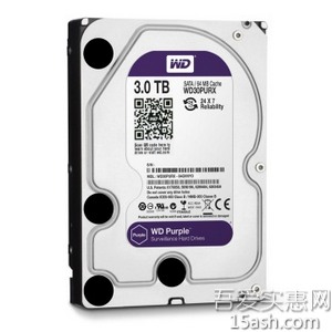 西部数据(WD)紫盘 3TB SATA6Gb/s 64M 监控硬盘(WD30PURX) 京东移动端647元包邮 西部数据(WD)紫盘 3TB SATA6Gb/s 64M 监控硬盘(WD30PURX)