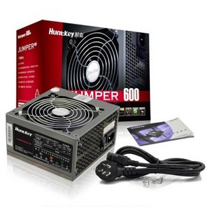 Huntkey航嘉 额定600W jumper600电源 80plus白牌 京东329元包邮