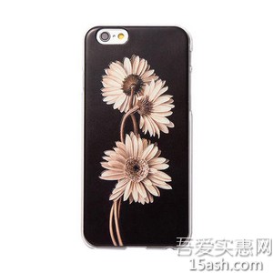 复古浮雕雏菊手机壳iphone手机壳 39元起包邮