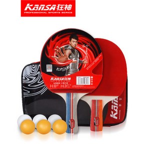 狂神两只装乒乓球拍 送6球 天猫23.5元