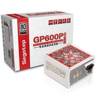 Segotep鑫谷 额定500W GP600P白金版电源 京东满减后264元包邮