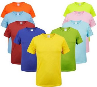 圆领网孔运动速干纯色T恤 可定做 9色 15.8元包邮 圆领网孔运动速干纯色T恤 可定做 9色 15.8元包邮