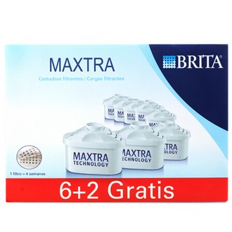 BRITA碧然德 Maxtra 净水壶二代滤芯8只 京东移动端189元包邮