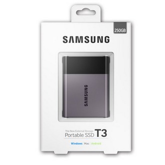 SAMSUNG 三星 T3系列 250G 移动固态硬盘