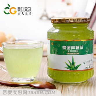 东大金果 蜂蜜芦荟茶560g/瓶