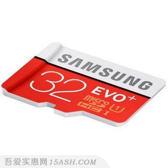 SAMSUNG三星 EVO Plus 32GB UHS-1 Class10 TF存储卡