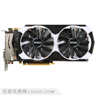 MSI微星 GTX 960 4GD5T OC 双风白刃