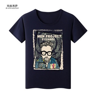 玛奴西萨 男士纯棉潮流短袖T恤 玛奴西萨 男士纯棉潮流短袖T恤
