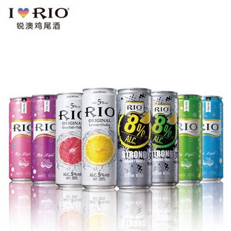 RIO锐澳全明星家族鸡尾酒套餐355ml*8罐