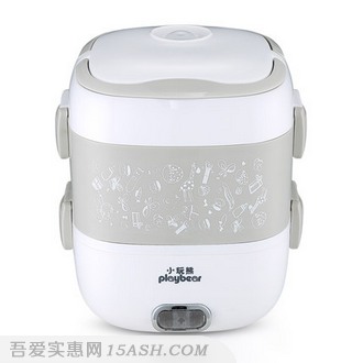 小玩熊 三层加热饭盒
