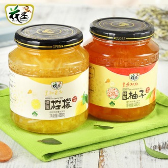 花圣 蜂蜜柚子茶480g+蜂蜜柠檬茶480g 券后19.9元包邮