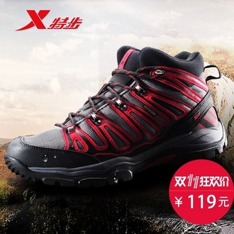 XTEP特步 男款秋冬季户外高帮登山鞋 XTEP特步 男款秋冬季户外高帮登山鞋