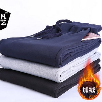 冬季新款男士加绒束脚裤 冬季新款男士加绒束脚裤