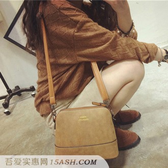 斌包包 女士单肩贝壳包