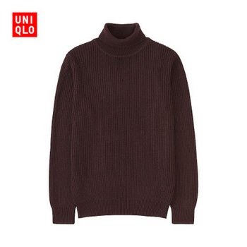 优衣库UNIQLO 男装 两翻领针织衫(长袖)