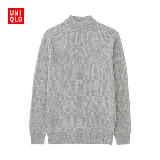 UNIQLO 优衣库 192343 纯棉高领针织衫