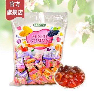 可康 综合果味橡皮糖1000g