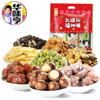 华味亨 混合零食大礼包1119g
