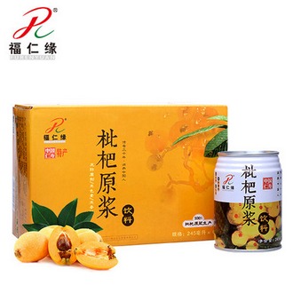 福仁缘 枇杷原浆饮料245ml*6罐