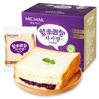 咪克玛卡 紫米面包770g