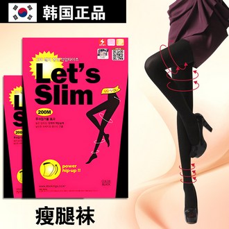 韩国let s slim 瘦腿袜200m