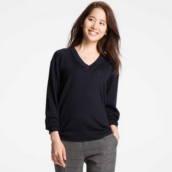 UNIQLO 优衣库 191794 女士羊毛混纺针织衫