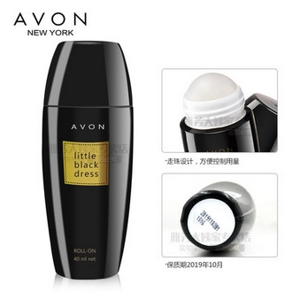 AVON 雅芳 小黑裙走珠香体露40ml