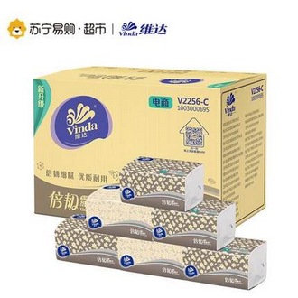 Vinda维达 倍韧2层面巾纸