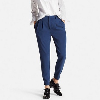 优衣库UNIQLO 女装 花式束脚裤 173713
