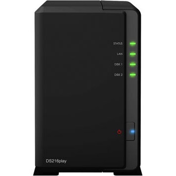 Synology/群晖 DS216play 2盘位 NAS网络存储服务器