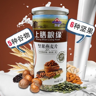 荣怡 罐装上膳粮缘水果燕麦片600克