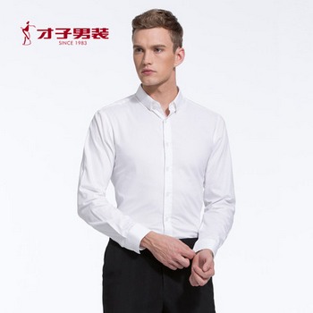 TRiES 才子 男装长袖衬衫1165H0121