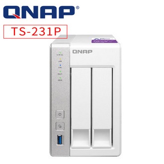 QNAP威联通 TS-231P 1G 内存 2盘位NAS网络存储器